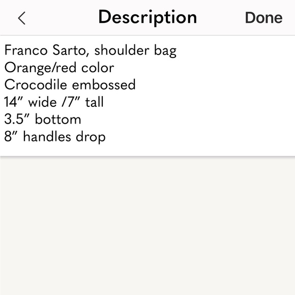 Franco Sarto shoulder bag. - Picture 11 of 11